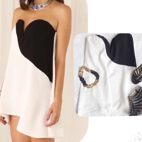 Dresses & Skirts - Black and White Party Dress