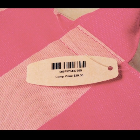 Victoria's Secret Pink Striped Signature Tote - Picture 4 of 4