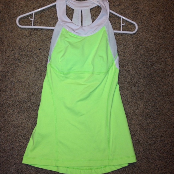 Lululemon neon tank top