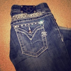 Miss Me boot cut jeans- women's size 27