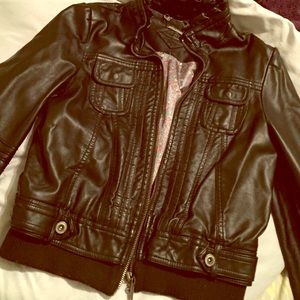 Leather jacket