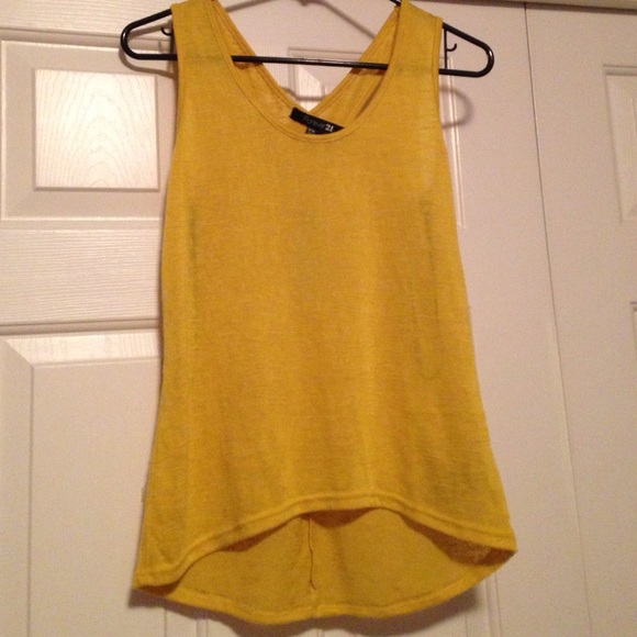 Forever 21 Dandelion Yellow Tank
