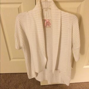 White cardigan