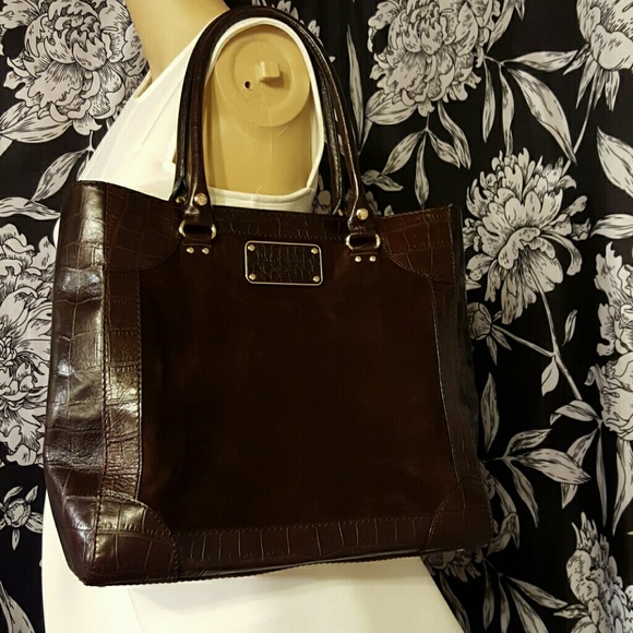 kate spade Handbags - Kate Spade suede & leather tote
