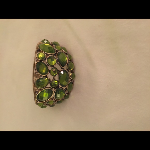 Green Statement  Bracelet