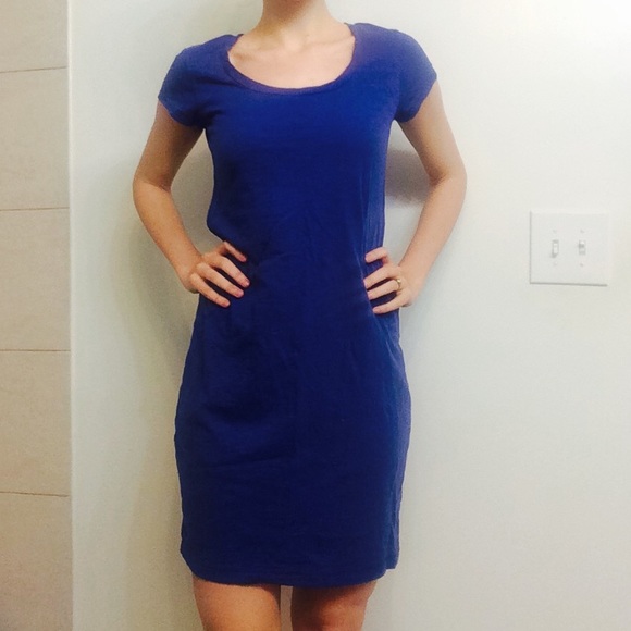 Blue T Shirt Dress