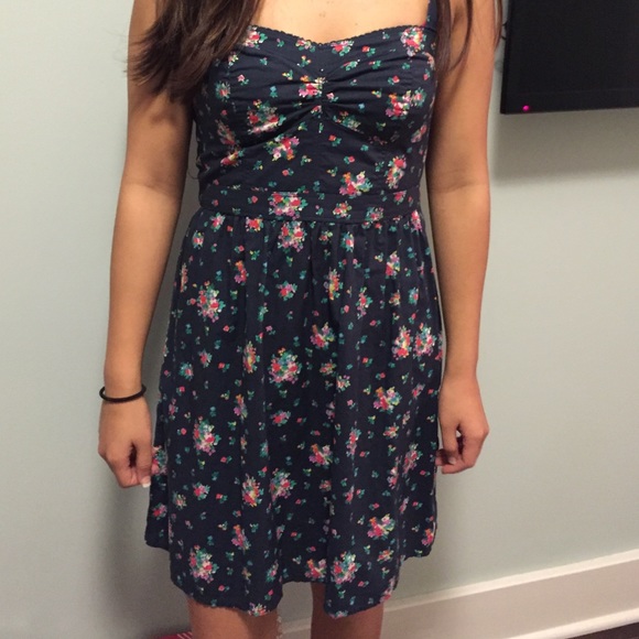 Blue Floral Dress