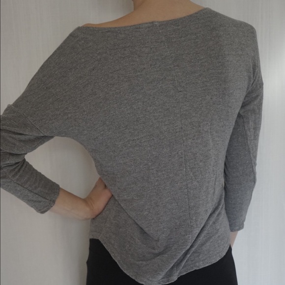 H&M basic grey long sleeve top - Picture 3 of 4