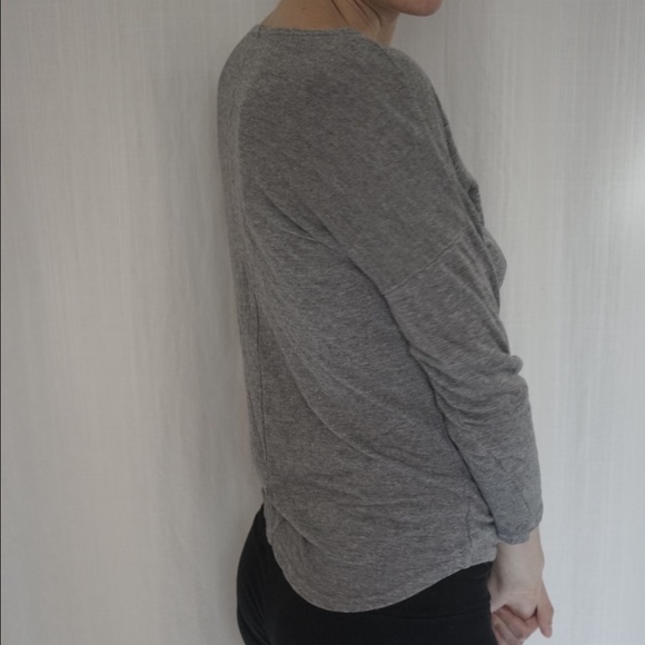 H&M basic grey long sleeve top - Picture 4 of 4
