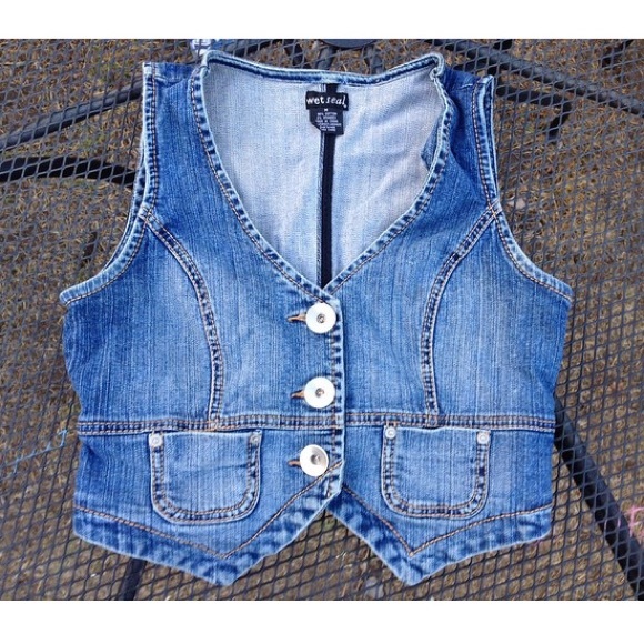 Wet Seal Jean Vest