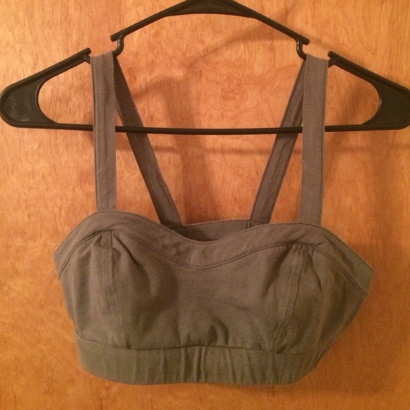 Army green American Eagle bra top bralette