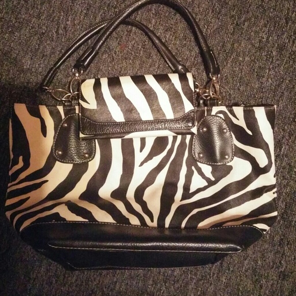 Zebra purse and wallet
