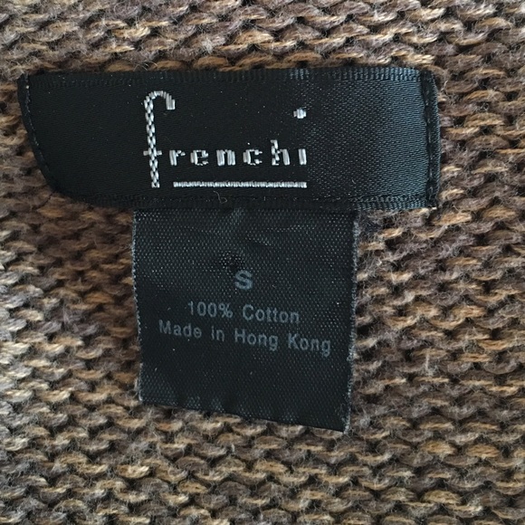 Frenchi brown knit cardigan - Picture 4 of 4