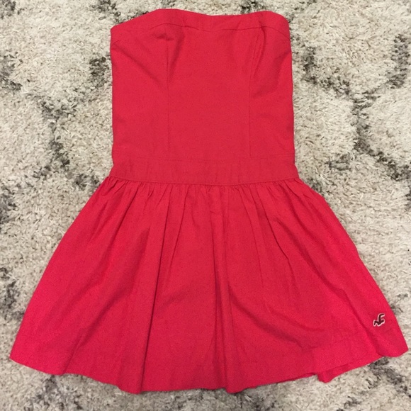 Pink Strapless Hollister Dress