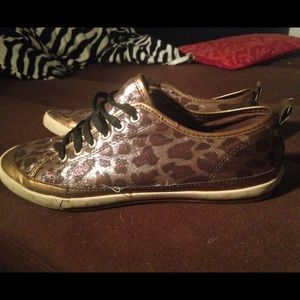 Reflective Cheetah Print Shoes