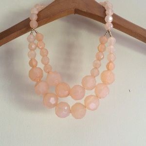 Pink statement necklace💗