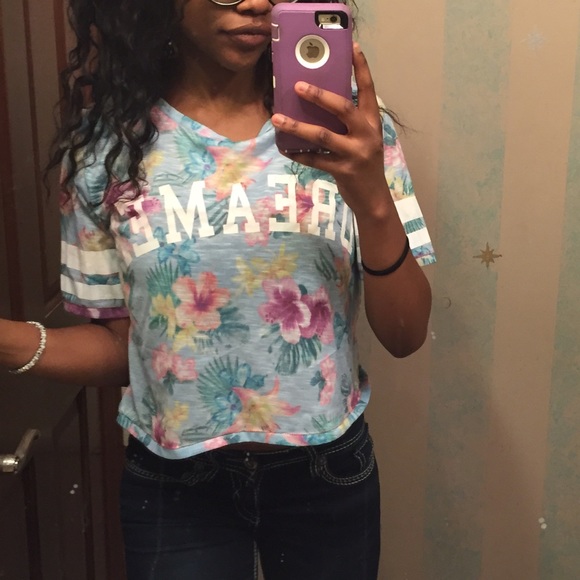 Brandy Melville Tops - Floral Dreamer T-Shirt