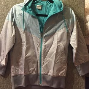NIKE TEAL WINDBREAKER