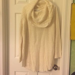 Nordstrom Cowl Neck Ivory sweater