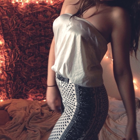 Gypsy style pants made out of silk from Forever 21