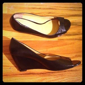 Nine West Peep Toe Wedges