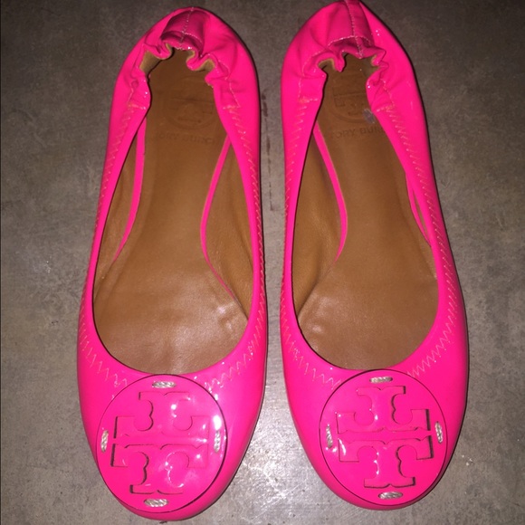 Pink Tory Burch flats