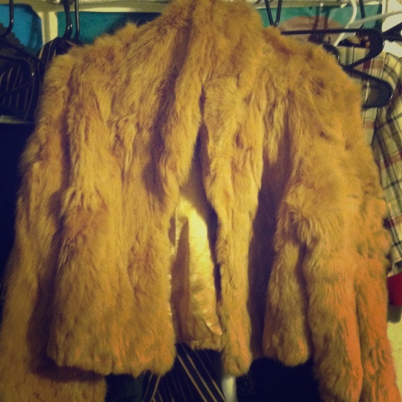 Faux fur crop coat