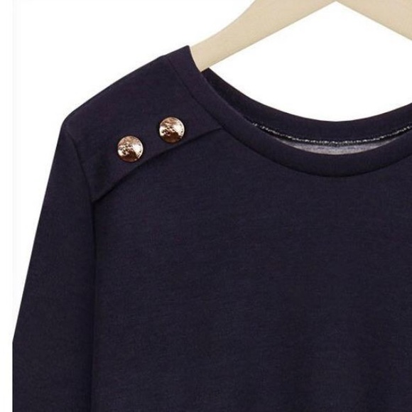 Blue Knit Top - Picture 2 of 4