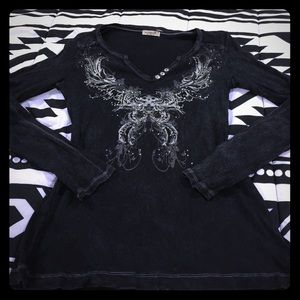 So hot! Ripped Long Sleeve