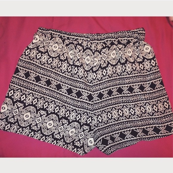 Tribal print shorts