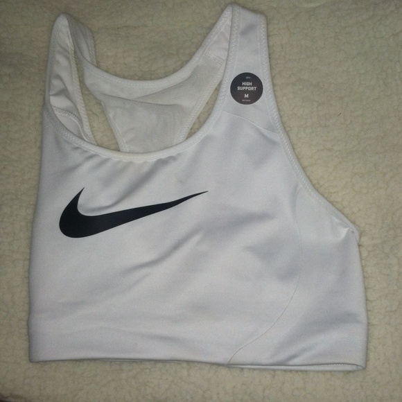 White Nike Sports Bra