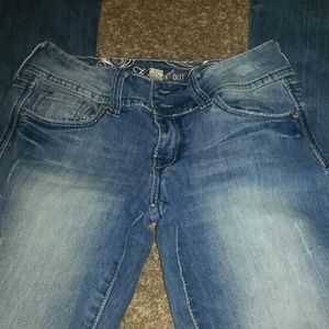 Charlotte Russe Refuge knockout skinny boot jeans