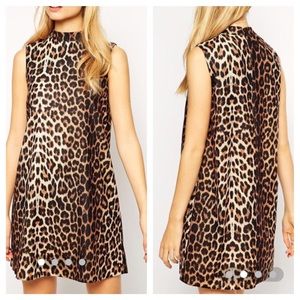 ASOS shift dress in animal print