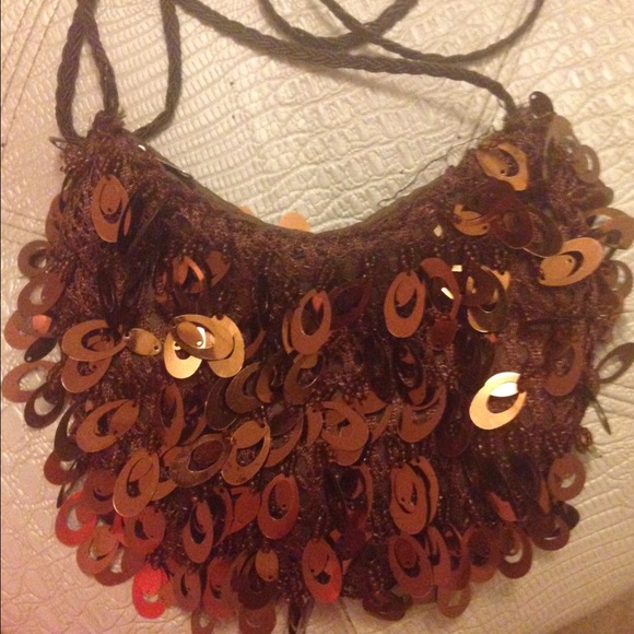 Brown small purse