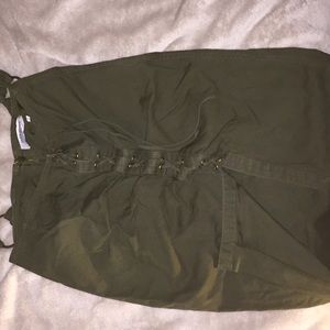 YSL Green Pencil Skirt