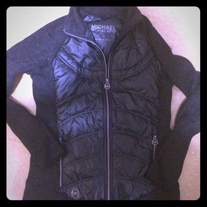 Size small Michael Kors black running jacket.