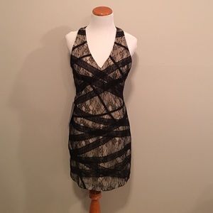 Black Lace Cocktail Dress