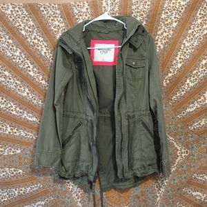 Abercrombie & Fitch green fall jacket