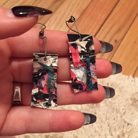 New artsy earrings