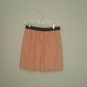 Blush Eyelet Skirt