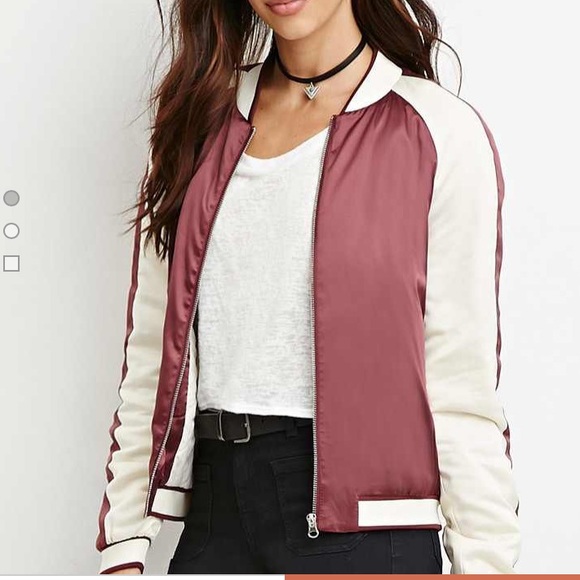 Burgundy bomber