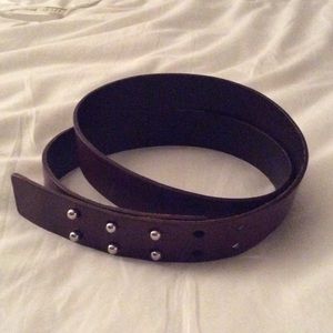 American Eagle Leather Belt - Dark Brown