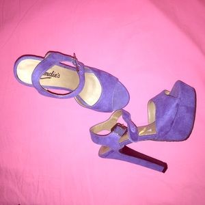 Purple Platform heels