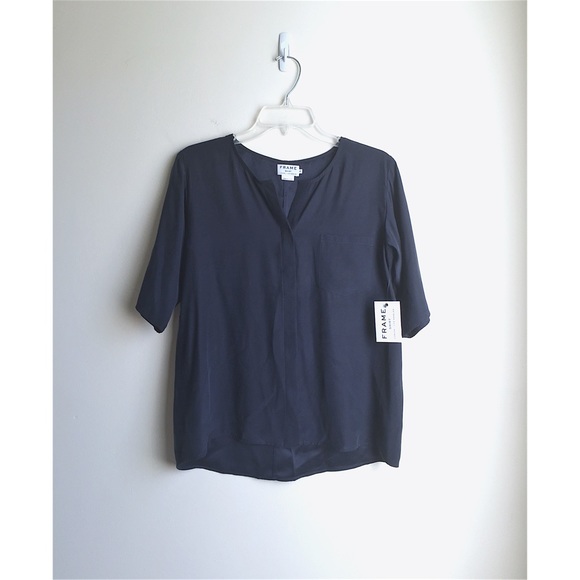 [Frame Denim] Silk Charmeuse Blouse NWT