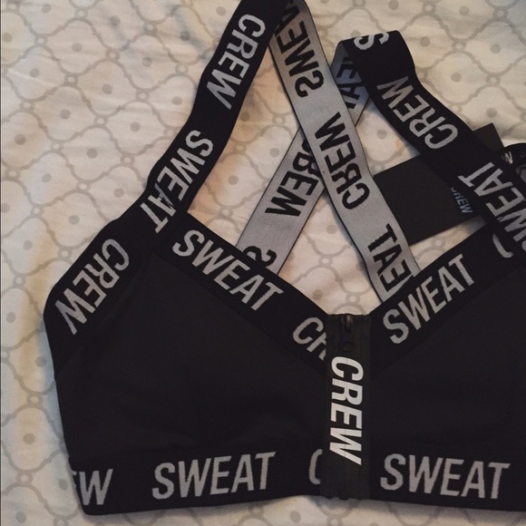 sweat crew sports bra