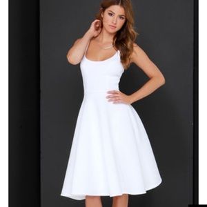LuLus white dress
