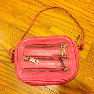 Rebecca minkoff mini Mac pink leather purse bag