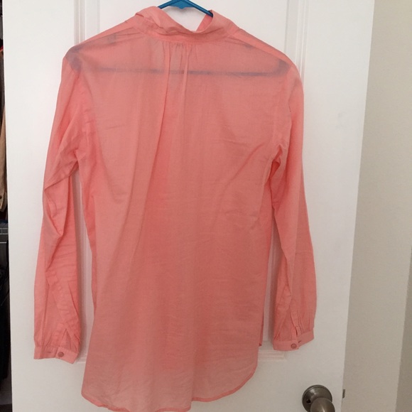 Button down peach color shirt from fossil - Picture 3 of 3