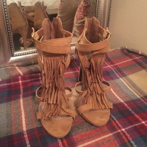 Fringe heels