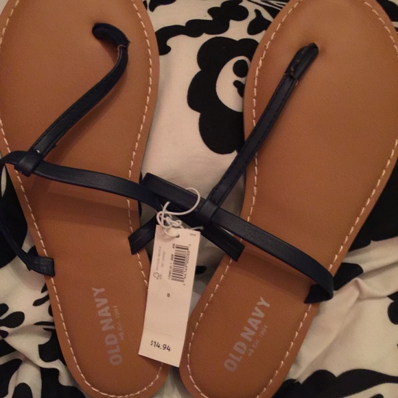 Old Navy sandals navy blue